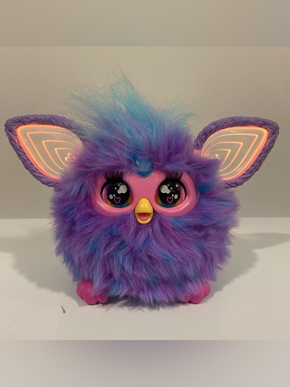 Hasbro Furby 2023 Version Purple Tie Dye Interactive Talking Toy
